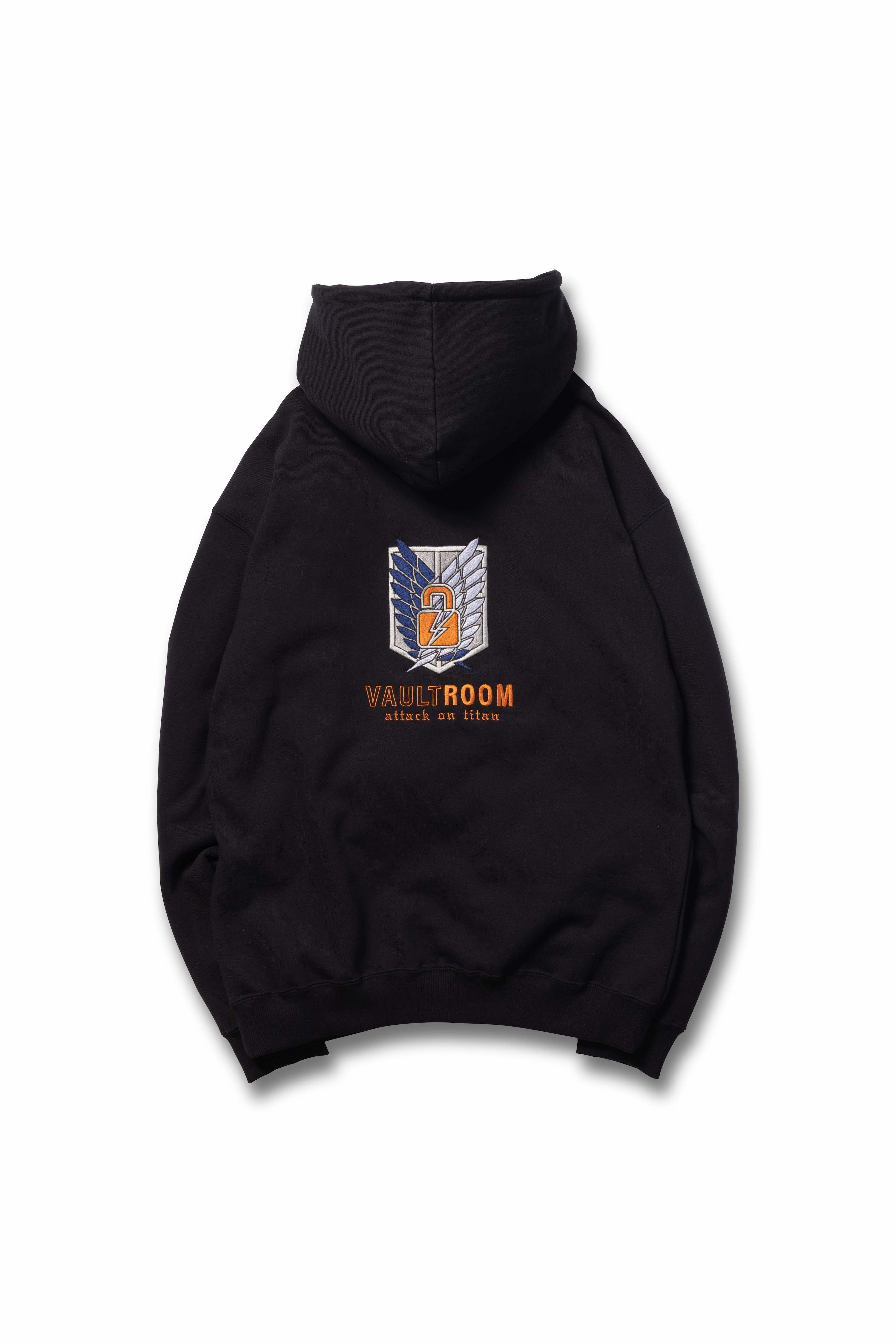 vaultroom VR × TENSURA HOODIE / BLK-