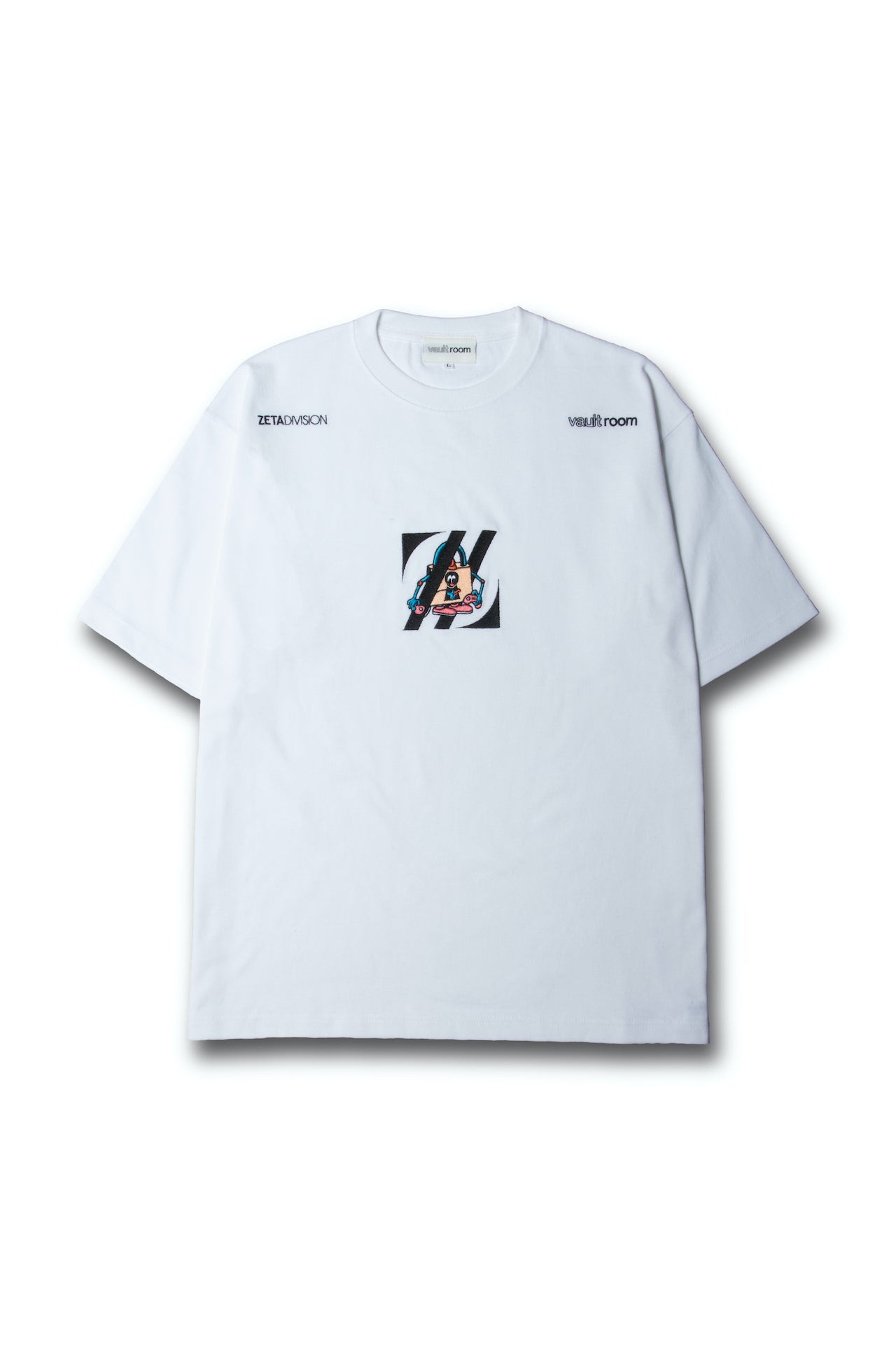 ZETA DIVISION x vaultroom LOGO TEE / WHT – VAULTROOM