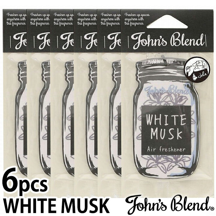 John's Blend(ジョンズブレンド) 芳香剤 車用 クリップ オン エアーフレッシュナー 詰め替え セット ムスクブロッサム OA-JON-33-11 - 3