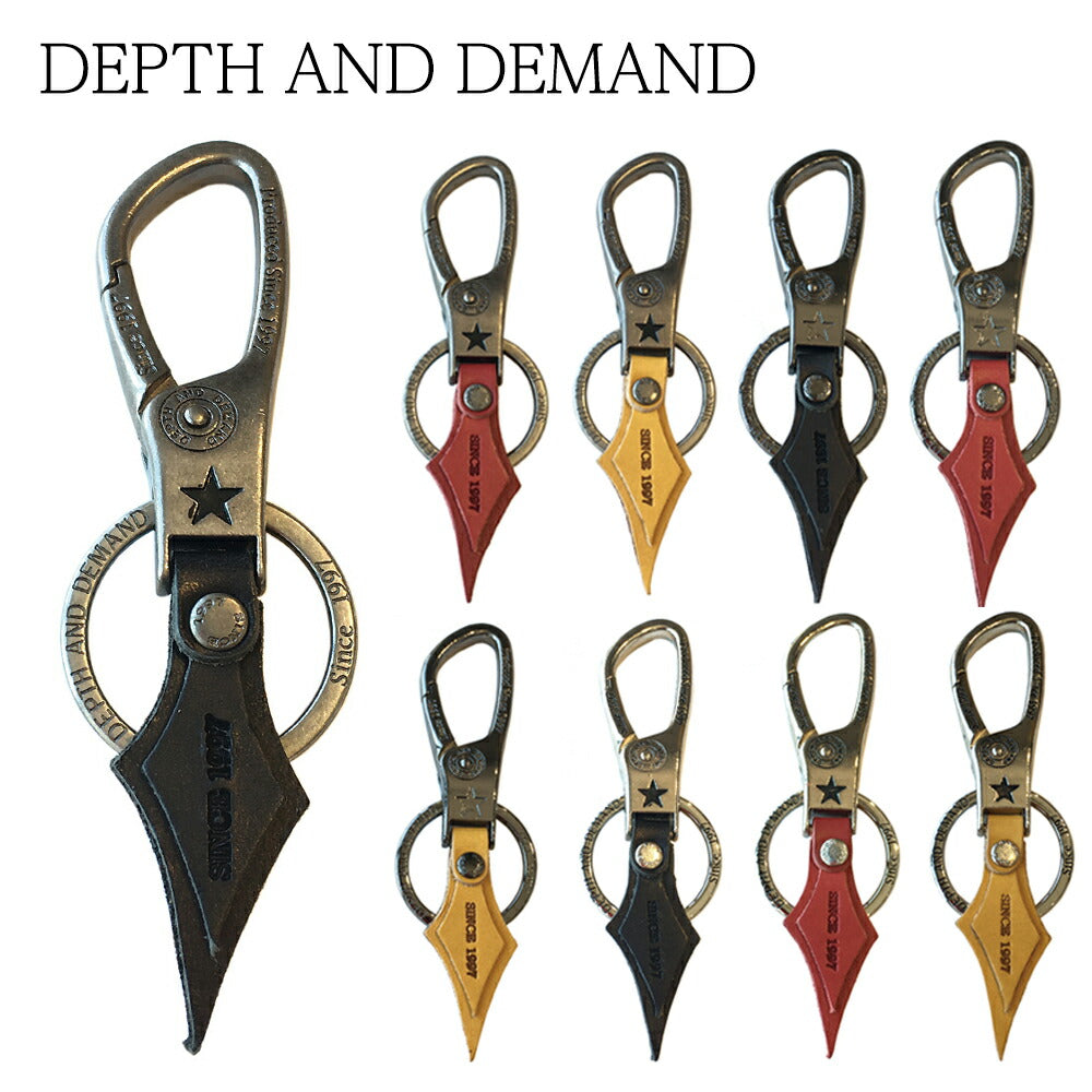 キーホルダー レザー 革 イタリアンレザー DEPTH AND DEMAND 【KH56】 – インポート卸雑貨 ZAKKART本店