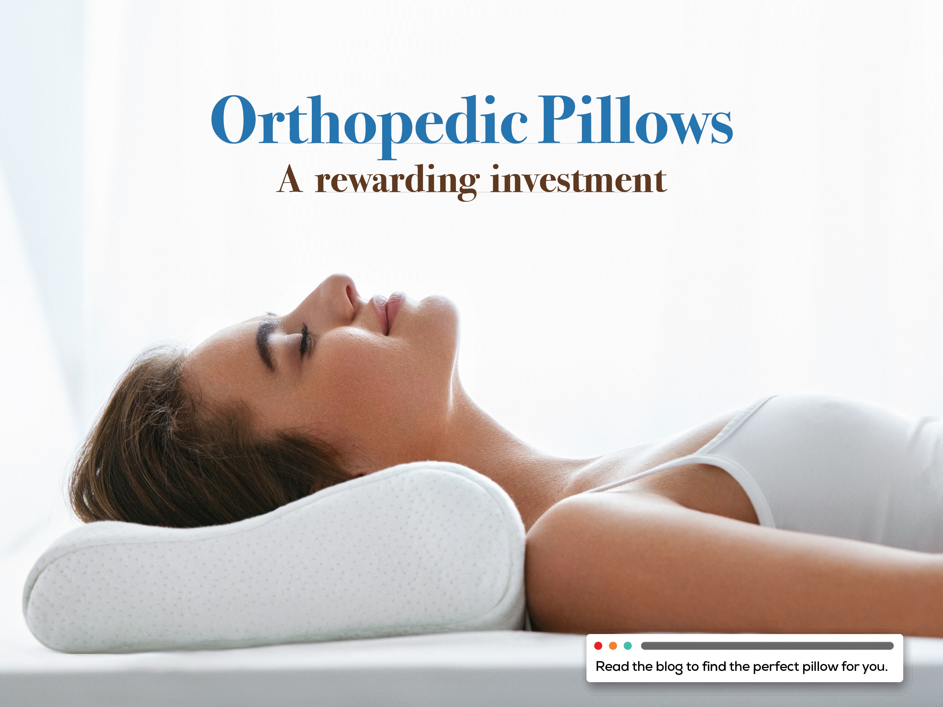 Orthopaedic Pillow Guide Orthopaedic Pillow for Neck and Back Pain