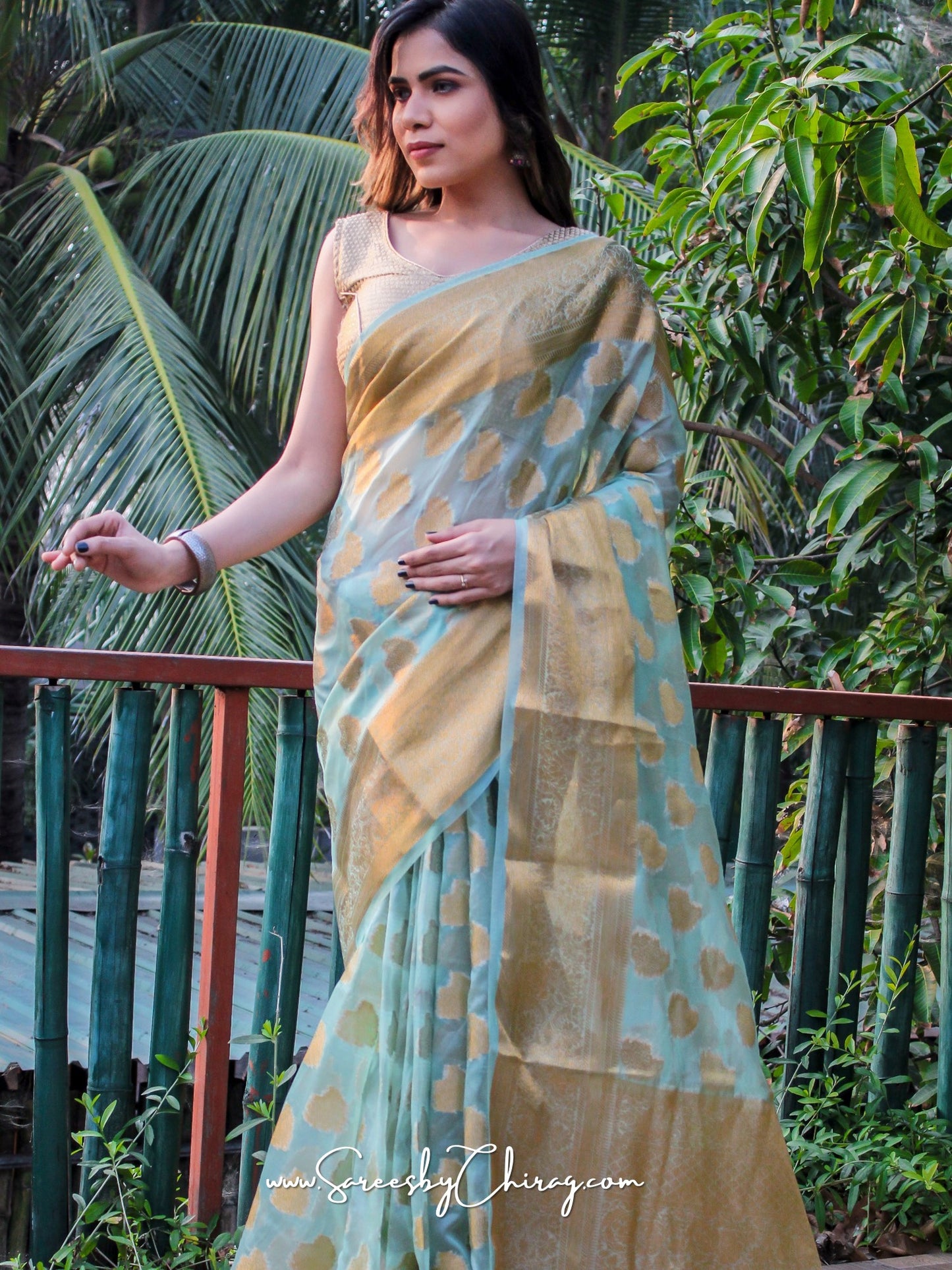 Weaving Organza Saree | Satvika