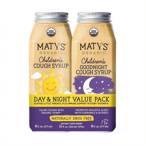 Load image into Gallery viewer, Organic Children's Day-Night Cough Syrup Twin Pack