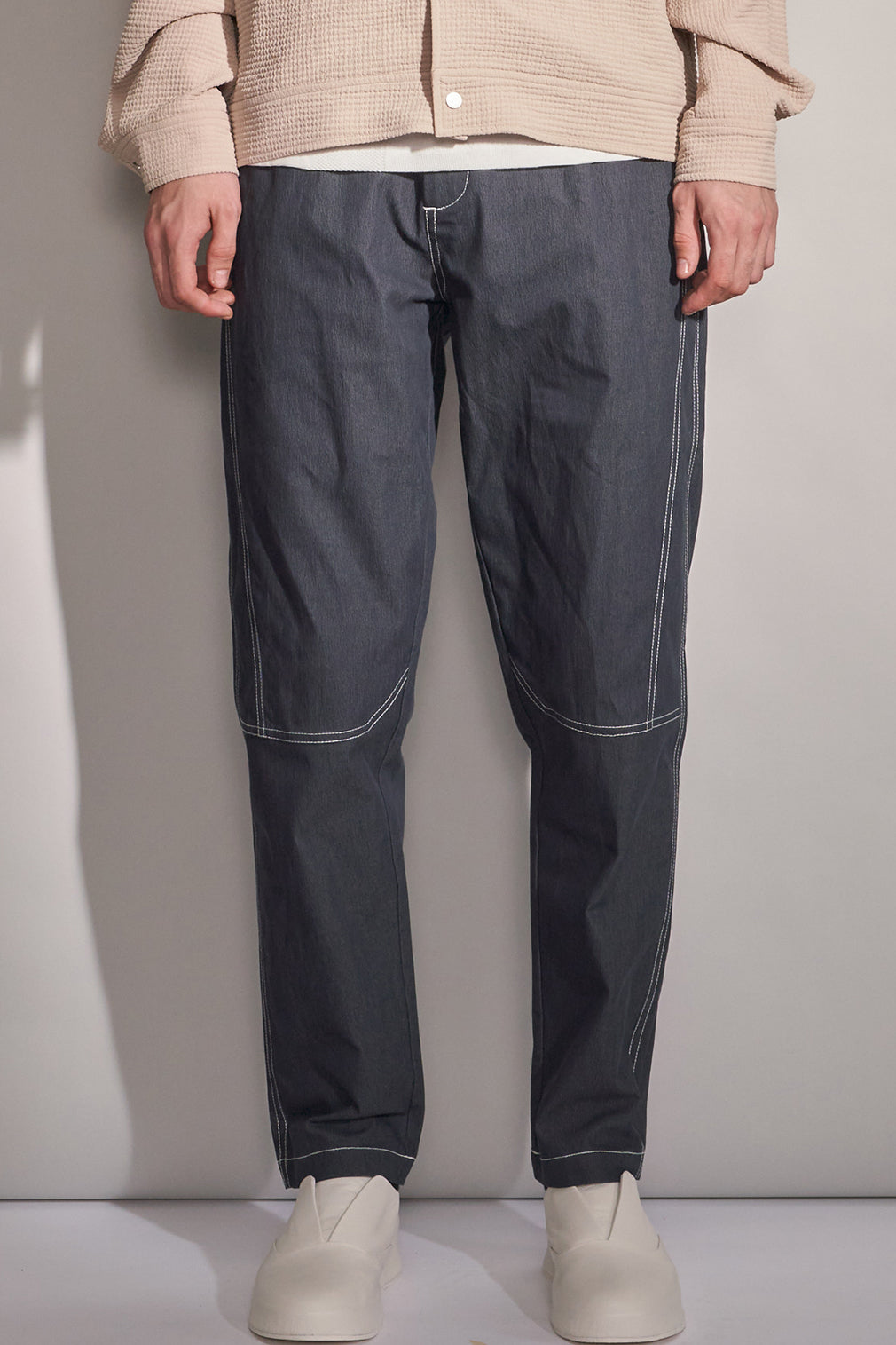 Easy Fit Pants With Jeans Cut Harrison Wong