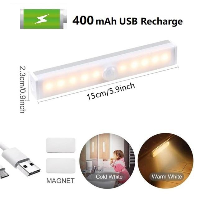 usb rechargeable smart sensor light