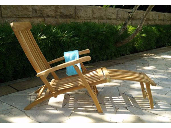 teak steamer garden chairs