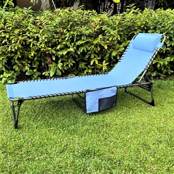 lounger with sun shade