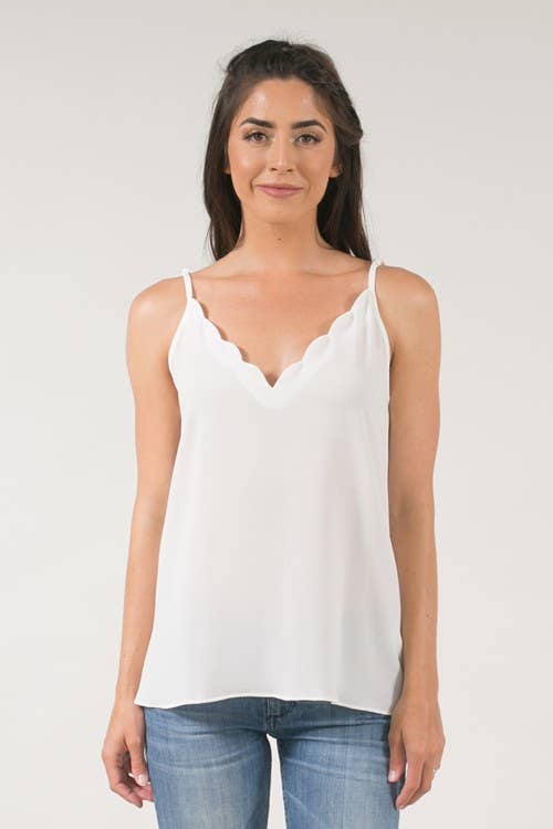 Halfshell Tank Top - Cottage White