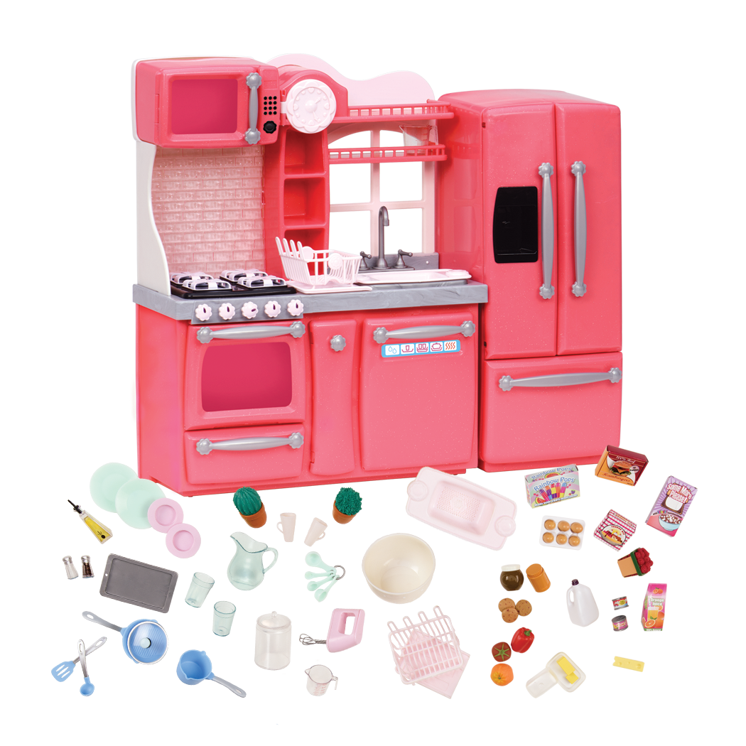 doll kitchen set doll