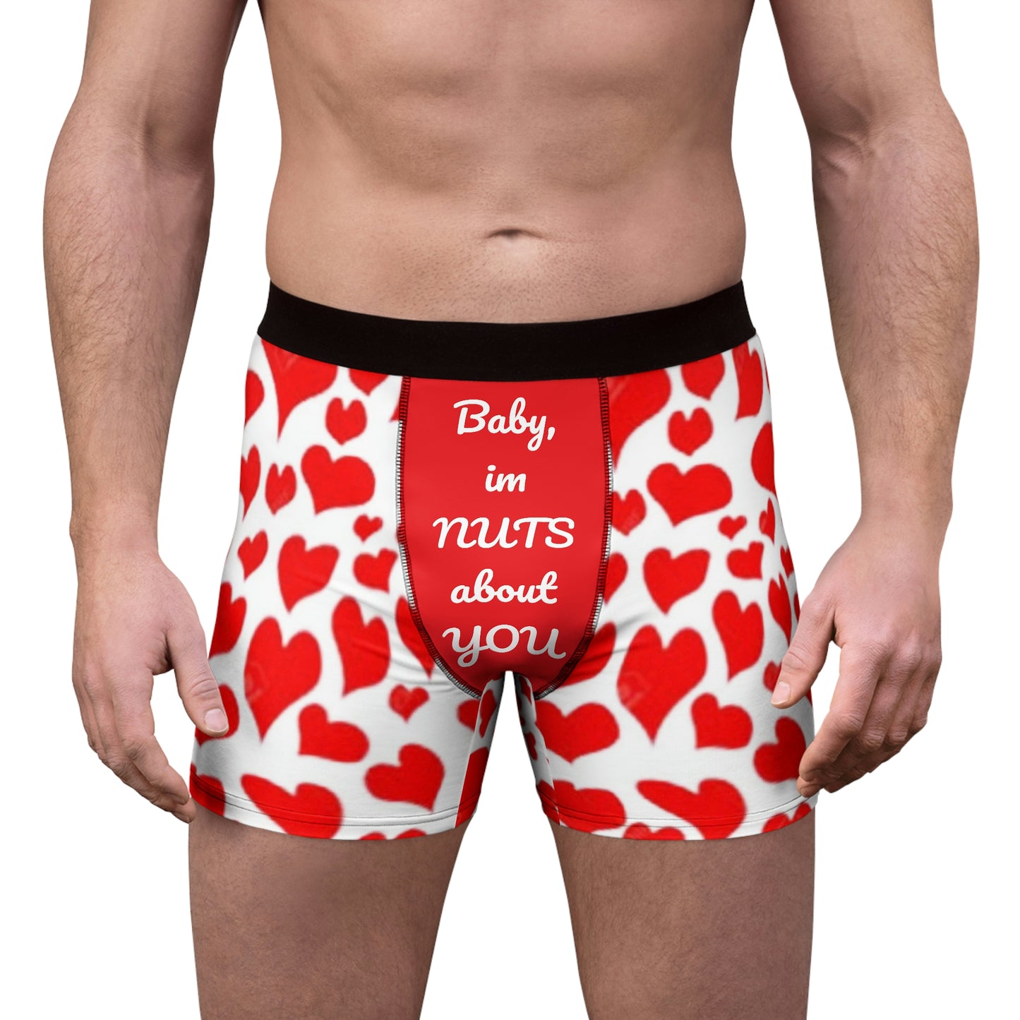 Baby I’m NUTS for you Funny Men's Boxer Briefs