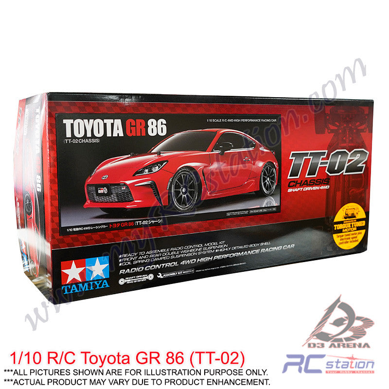 Tamiya TT02 58694 - 1/10 Toyota GR86 (TT-02 chassis) [58694]