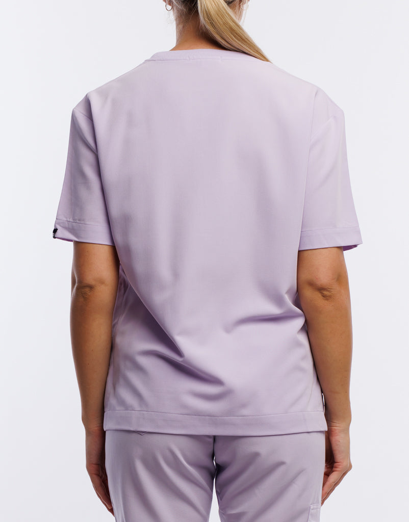 Essential Crewneck Scrub Top - Pastel Lilac – Airmed