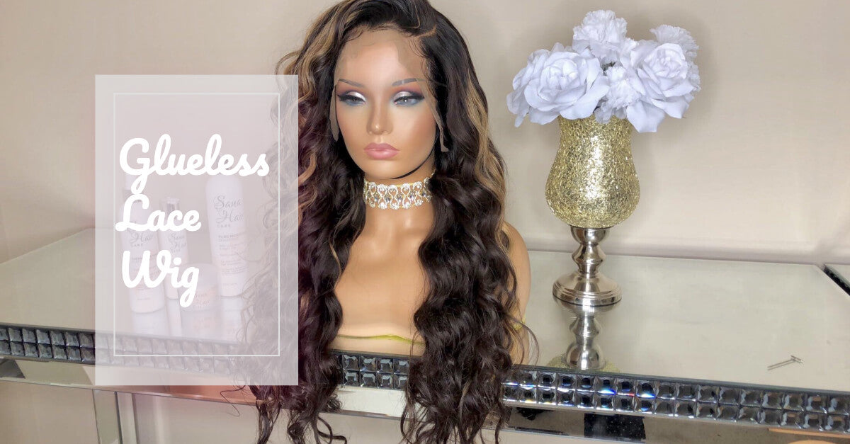 apply glueless lace front wig