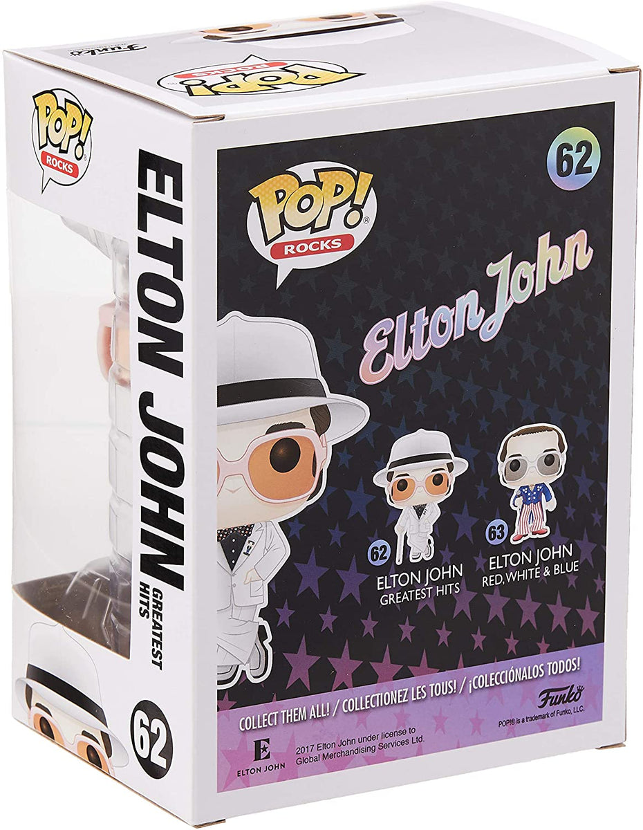 Funko Pop Rocks #62 Elton John Greatest Hits Pop Vinyl 