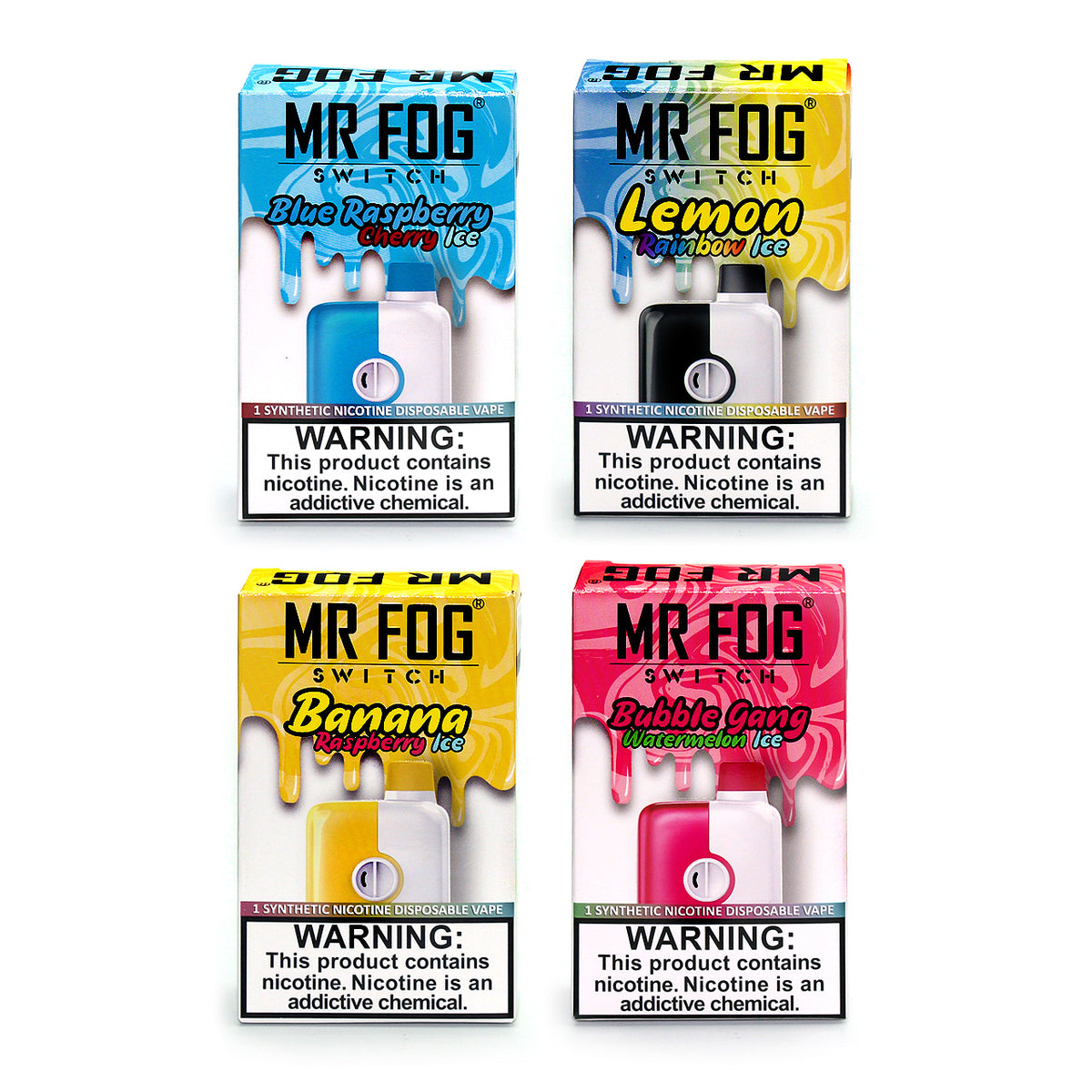 Mr Fog SWITCH 5500 Disposable Vape SW5500 Flavor Ziip Stock