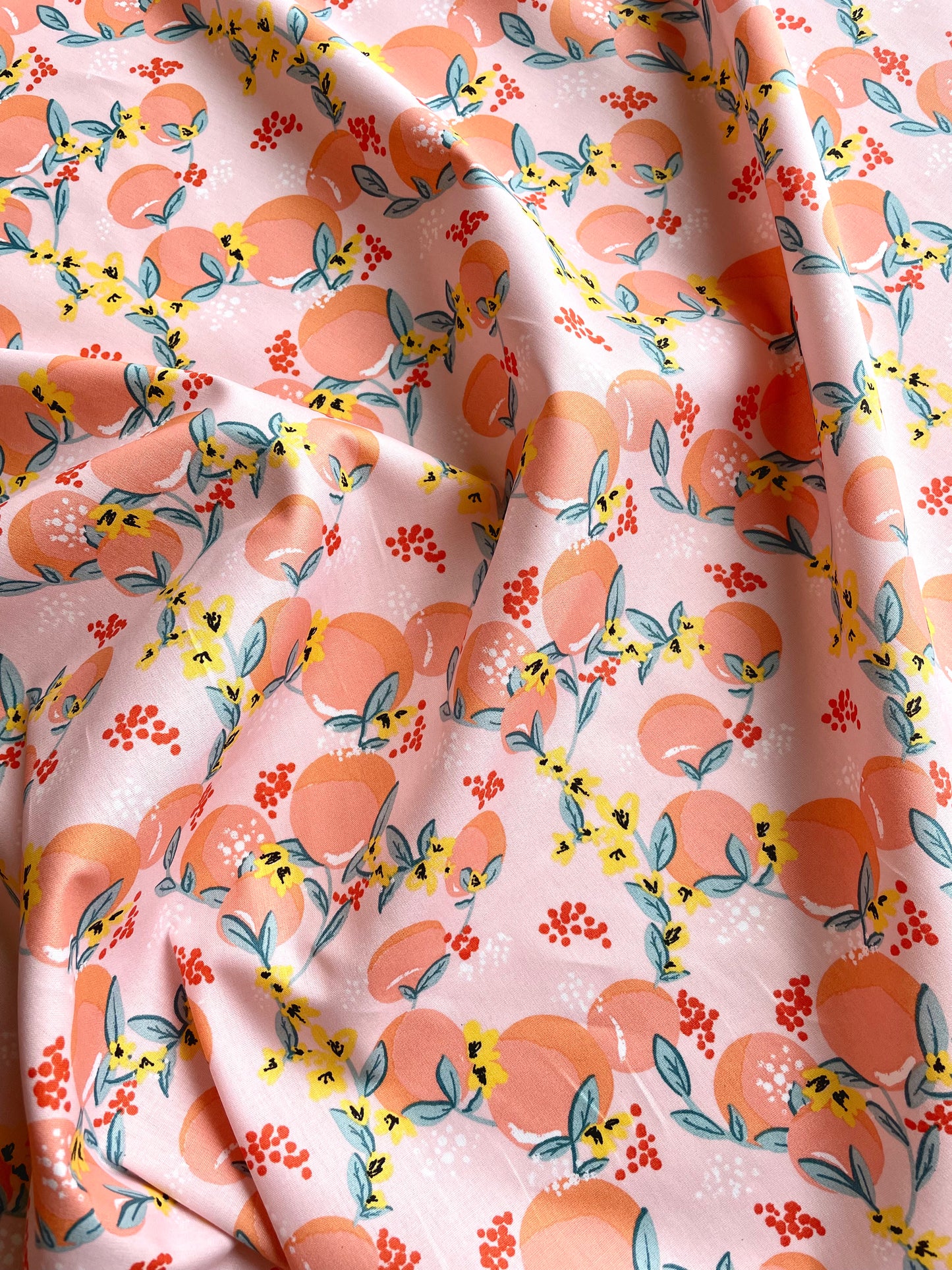 Shirred Dress Kit - Just Peachy Cotton Poplin