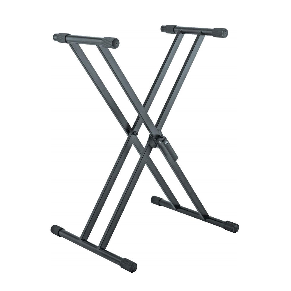 Konig & Meyer 18990-015-55 X-Shaped Keyboard Stand Rick (Black) | Musical Instruments Accessories | Musical Instruments. Musical Instruments: Accessories By Categories, Musical Instruments. Musical Instruments: Keyboard Stand, Musical Instruments. Musical Instruments: Stand By Categories, Professional Audio Accessories, Professional Audio Accessories. Professional Audio Accessories: Keyboard Stand, Professional Audio Accessories. Professional Audio Accessories: Stand By Categories | Konig &amp; Meyer