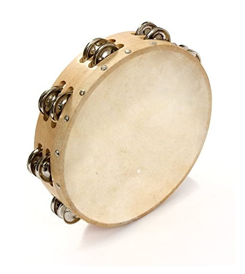 Maxtone TCC10-16 Tambourine 10 inches with 16 Pairs of Jingles with Skin Head | Musical Instruments | Musical Instruments, Musical Instruments. Musical Instruments: Marching Drums & Percussions, Musical Instruments. Musical Instruments: Percussions | Maxtone