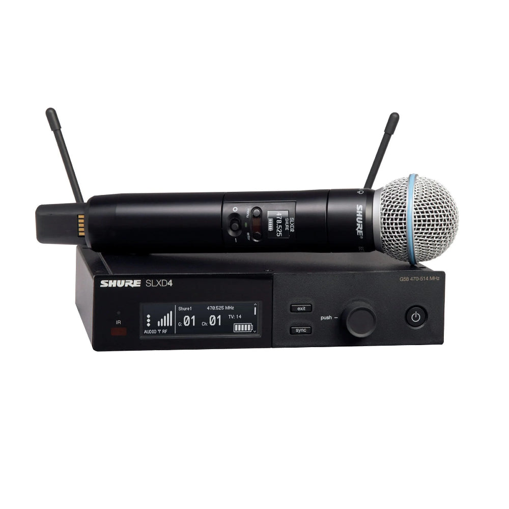 Shure SLXD24/Beta58 Digital Wireless Handheld Microphone System (470 to 514 MHz) | Professional Audio | Professional Audio, Professional Audio. Professional Audio: Microphones, Professional Audio. Professional Audio: Wireless Microphones | Shure