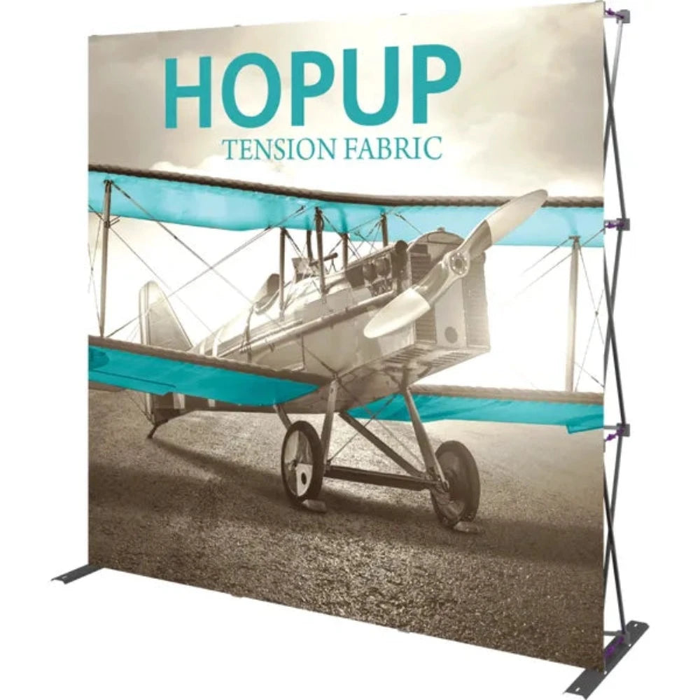 HOPUP 7.5FT STRAIGHT FULL HEIGHT TENSION FABRIC DISPLAY