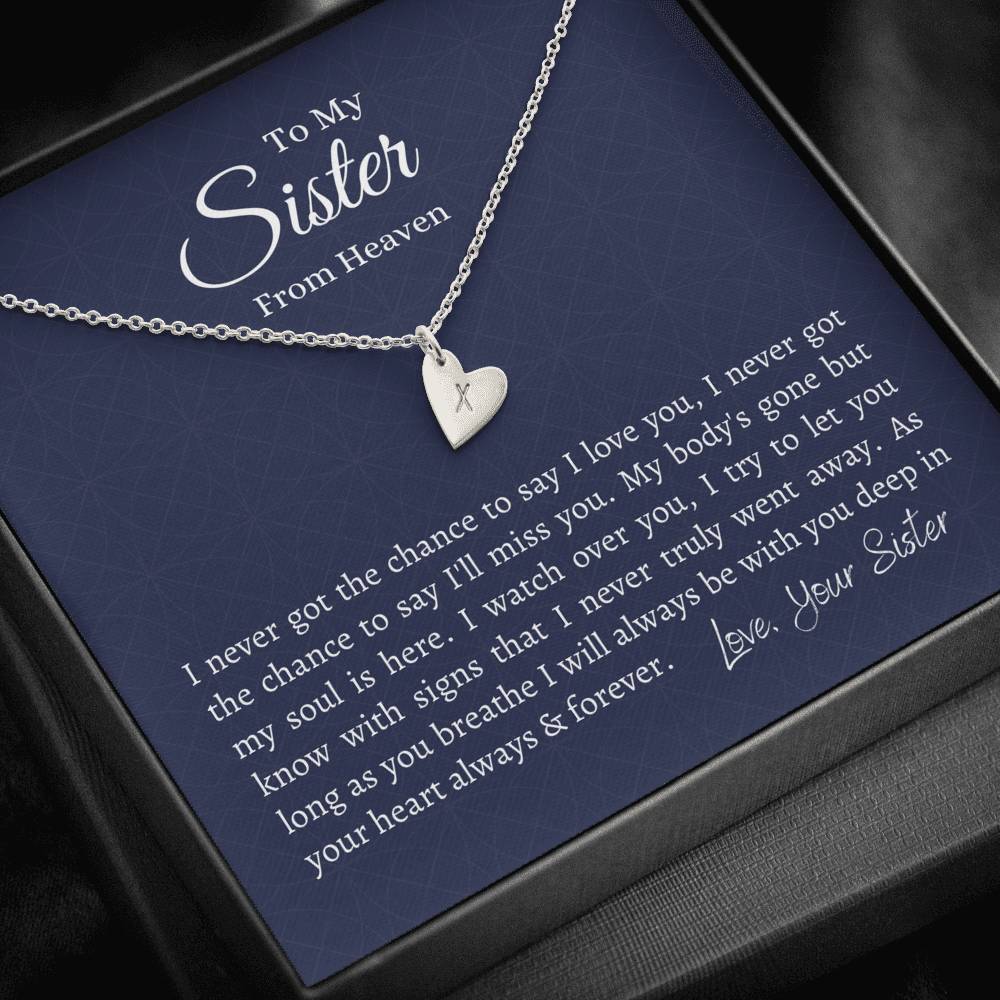 To My Sister, Love Your Sister - Sweetest Hearts Necklace – Aries ...