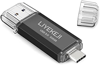 USB C Drive 512GB 2 in 1 OTG 3.0 Memory Stick Drivefor