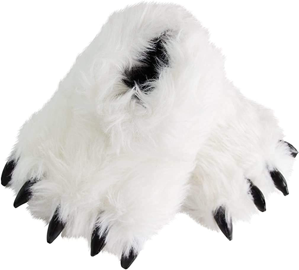 patrulje Berolige Lingvistik Bear Paw Slippers Fuzzy Stuffed Animal Claw Shoes Funny Cosplay Costum