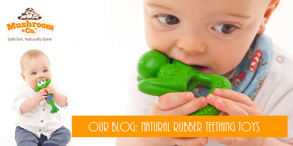 natural Rubber Teethers | Organic Baby Teething Toys