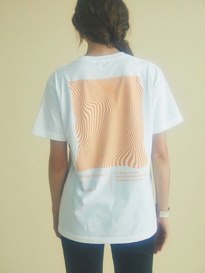 THE DISTORTION BACK PRINT T-SHIRT