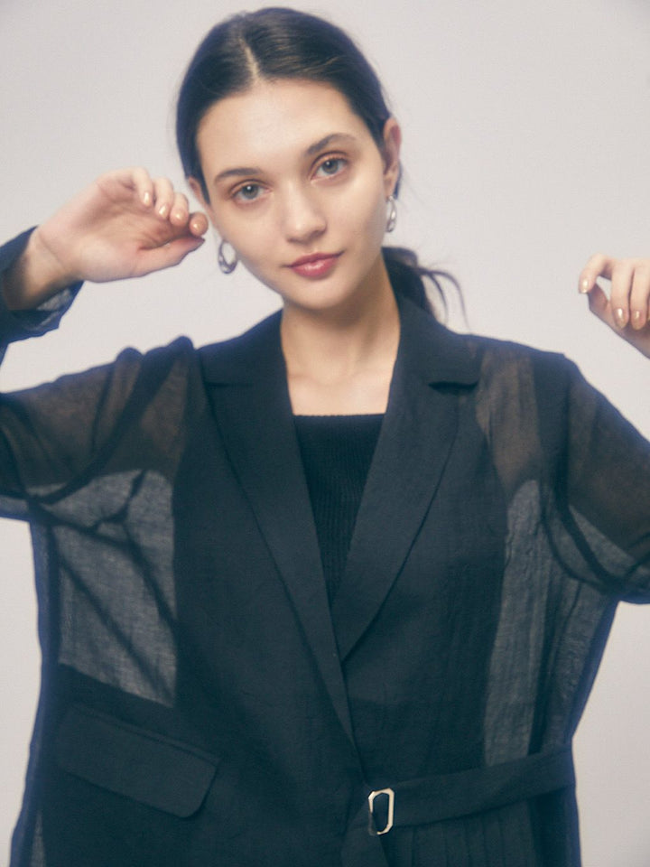 THE SHEER ASYMMETRY JACKET