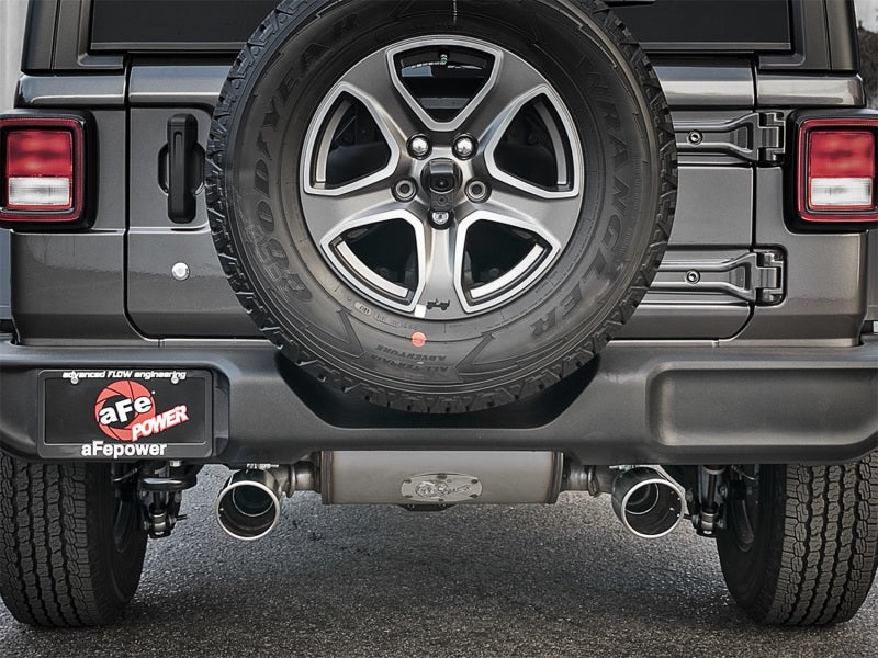 aFe Rebel Series 2.5in 409 SS Cat-Back Exhaust w/ Polished Tips