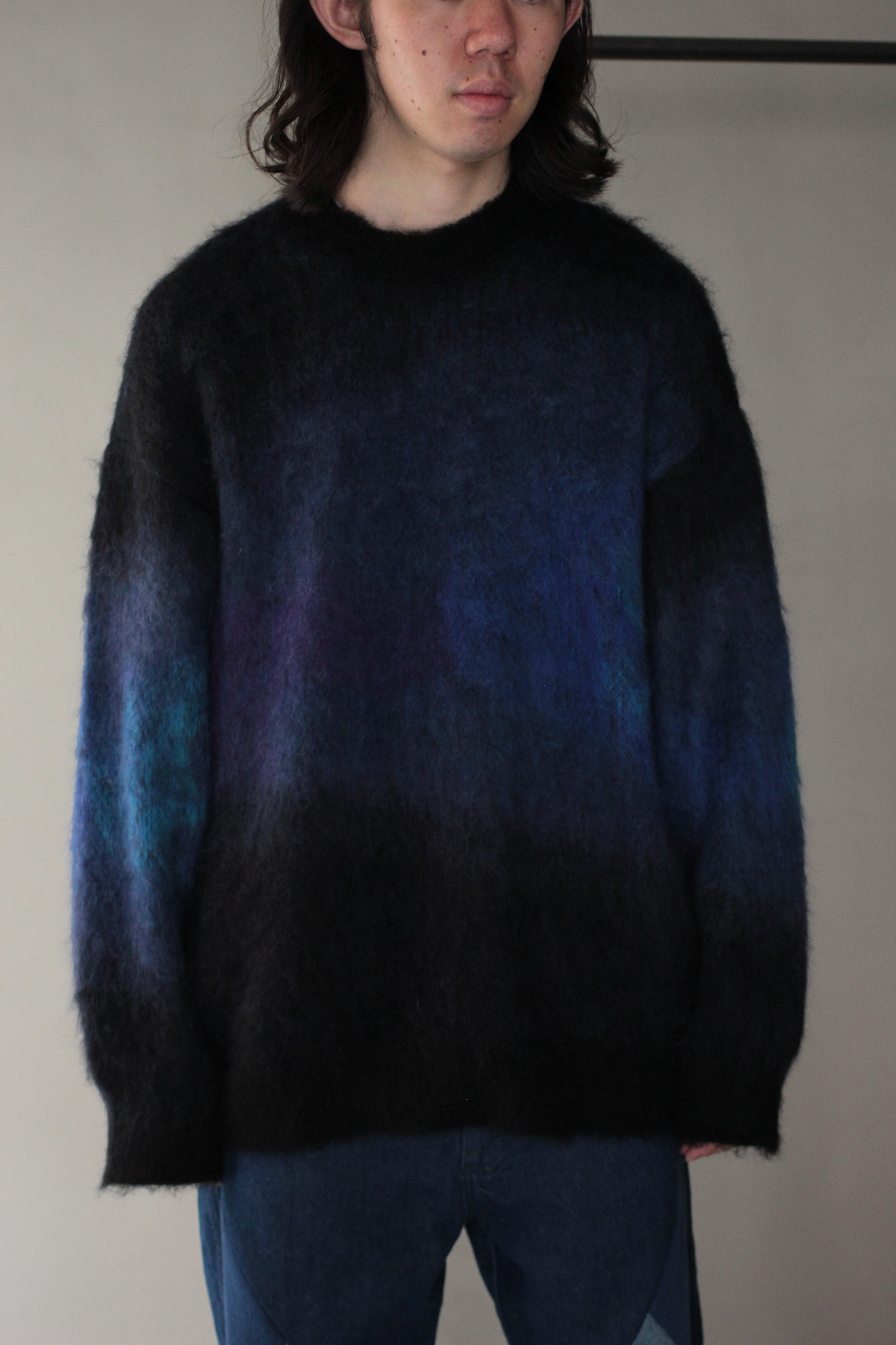 stein22aw GRADATION MOHAIR CARDIGAN - カーディガン