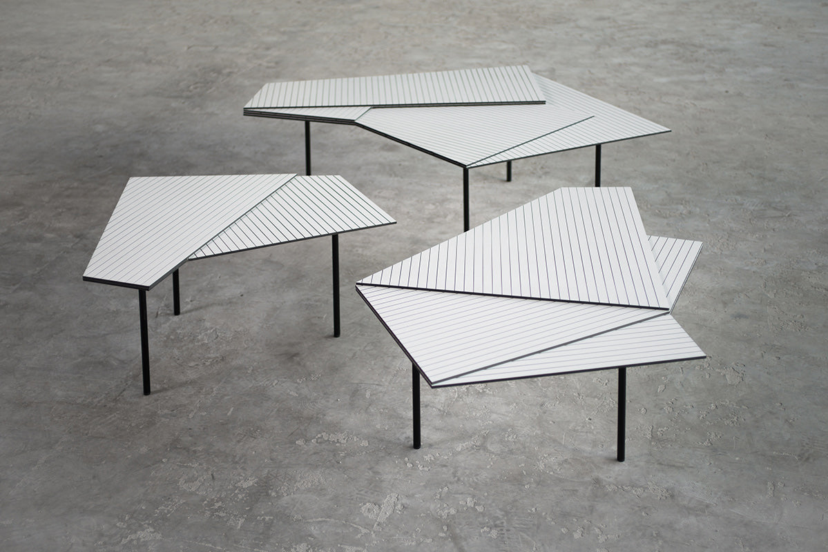 RAIN, edition of low tables, Gallery Bensimon, 2014
