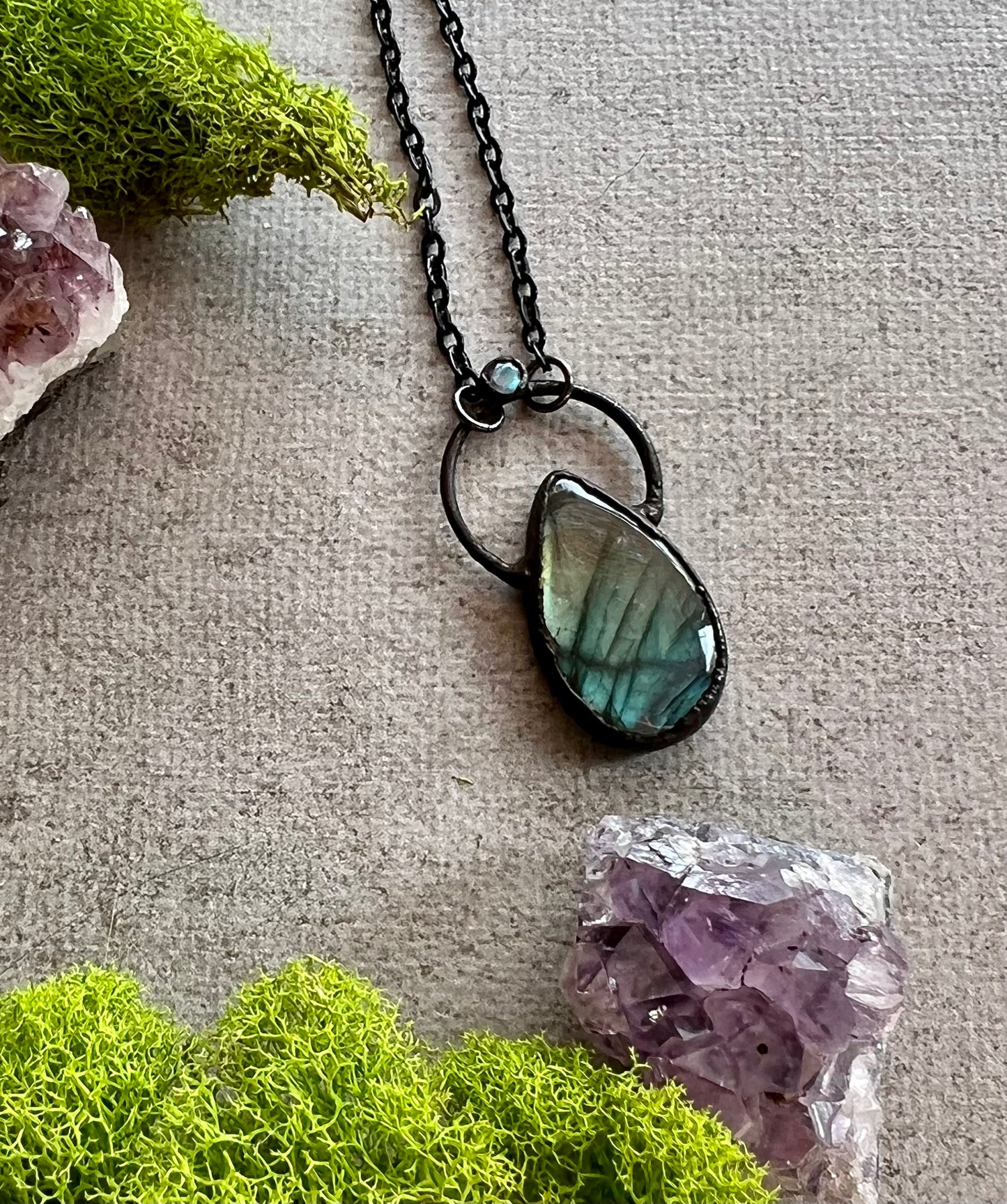 Flashy Labradorite Necklace