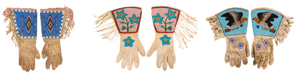 Antique Beaded GAuntlets