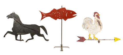 Antique Folk Art Weather Vanes