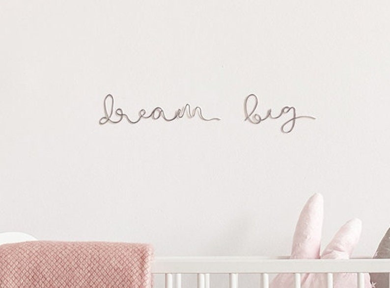 Dream Big Wire Sign | Dolly Sheep