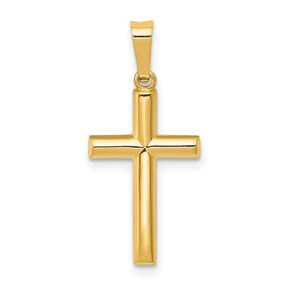 hollow cross necklace