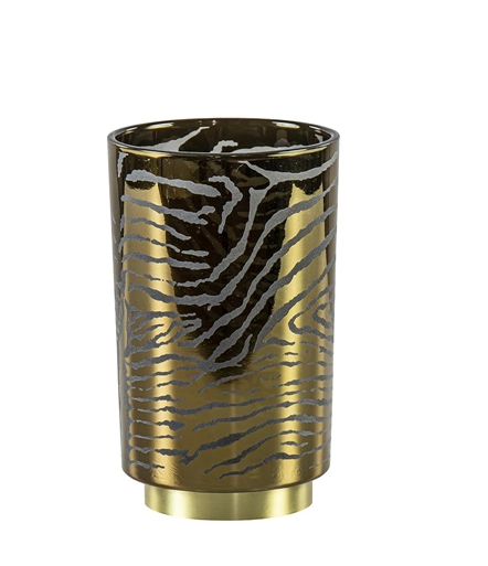Tafellamp Zebra grijs goud op batterijen Light & – AM12PM