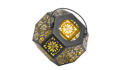 Solar Diamond Shaped Hanging Garden Ornament