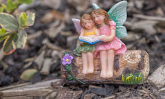 Resin Fairies On Logs