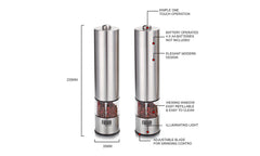 Light Up Salt & Pepper Mill