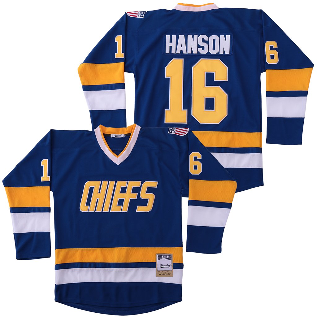 Dave Carlson #3 Slap Shot Charlestown Chiefs Hockey Jersey – MOLPE