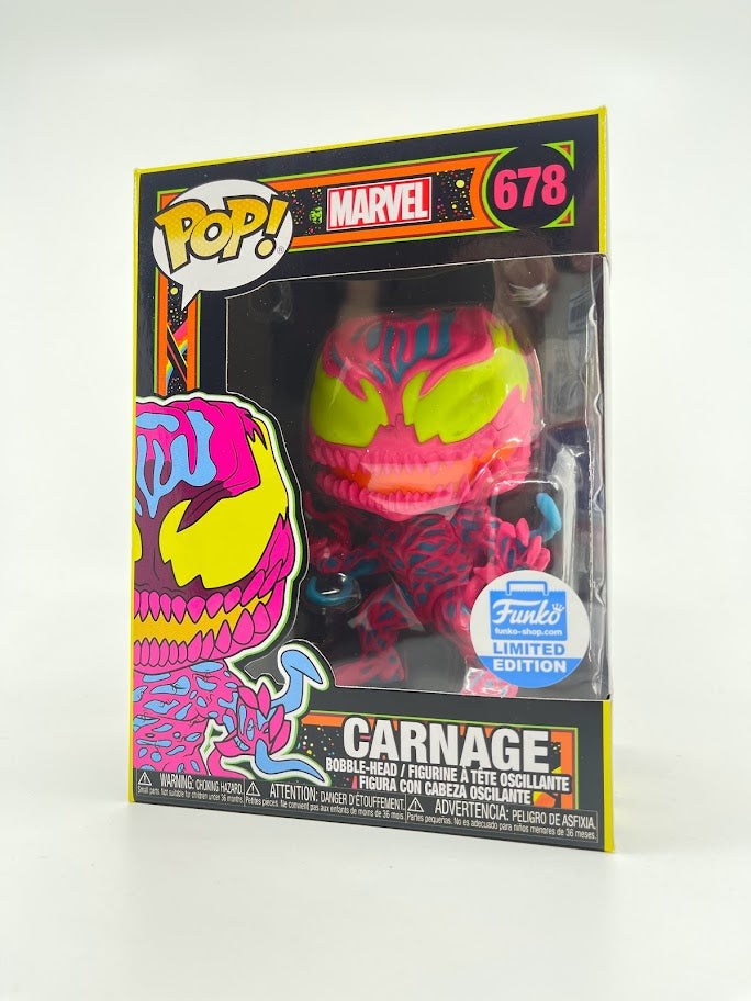 funko pop black light carnage