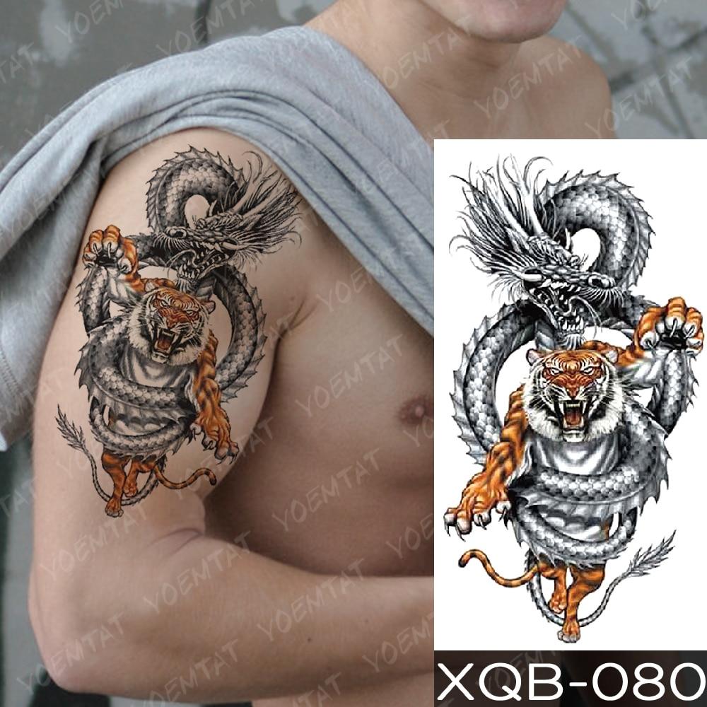 Chinese Dragon Tiger Tattoo | Chinese Temple