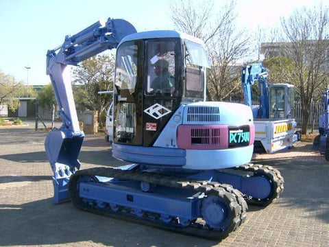 KOMATSU PC75UU-1 HYDRAULIC EXCAVATOR SERVICE REPAIR MANUAL + OPERATION & MAINTENANCE MANUAL DOWNLOAD