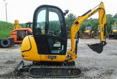 JCB 8020 Mini Excavator Service Repair Workshop Manual INSTANT DOWNLOAD