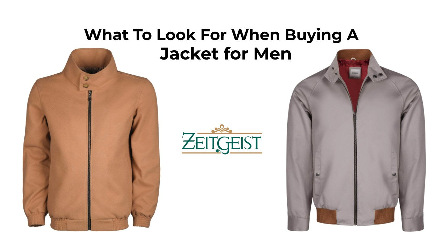 What To Look for When Buying a Jacket for Men