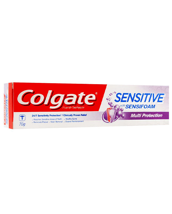 colgate sensitive toothpaste with sensifoam