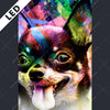 Led Bild Abstrakter Chihuahua Hochformat Motivvorschau